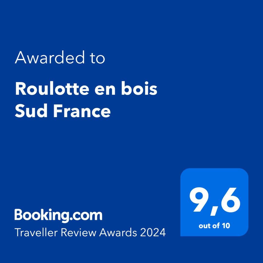 Roulotte En Bois Sud France Guest House Le Soler Luaran gambar